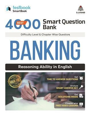 S CHAND IBPS PO CLERCK SBI PO SBI CLERCK REASONING Objective Question Bank Best 4000 Testbook Smart-Banking Reasoning Ability (English)