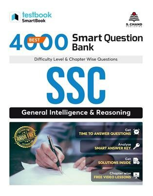 S CHAND SSC Reasoning Best 4000 Smart Question Bank SSC General Intelligence and Reasoning in English By Testbook