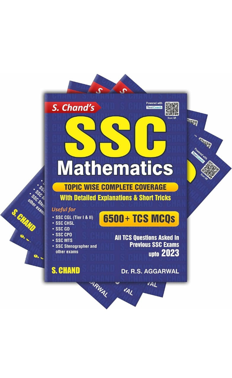 S CHAND R.S. AGGARWAL MATHEMATICS REASONING ENGLISH COMBO BOOK 6500+ TCS MCQs