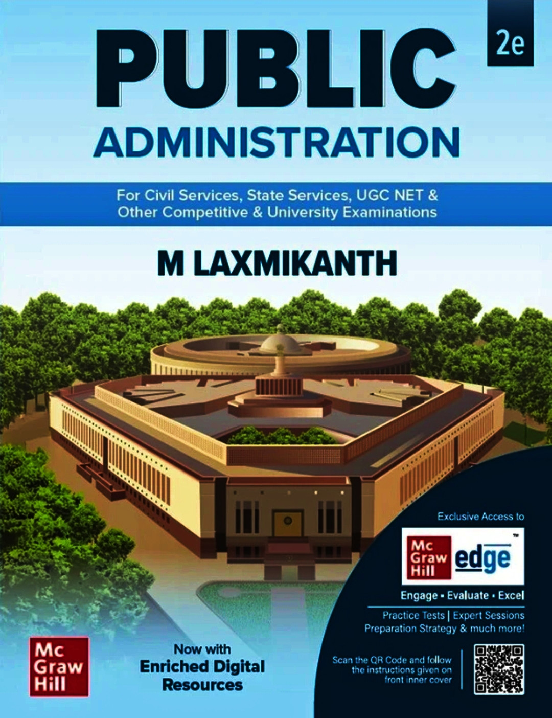 Mc Graw Hill Public Administration for UPSC (English) by M Laxmikanth Civil Services Exam- Prelims and Mains 2025-26 State PSCs civil services exams PCS exams 2nd edition 2025-26