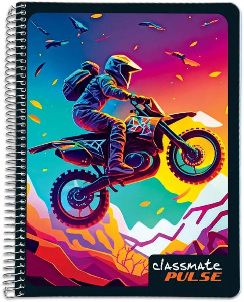 Image of Classmate Spiral Notebook Single Subject One Liner 200 Pages