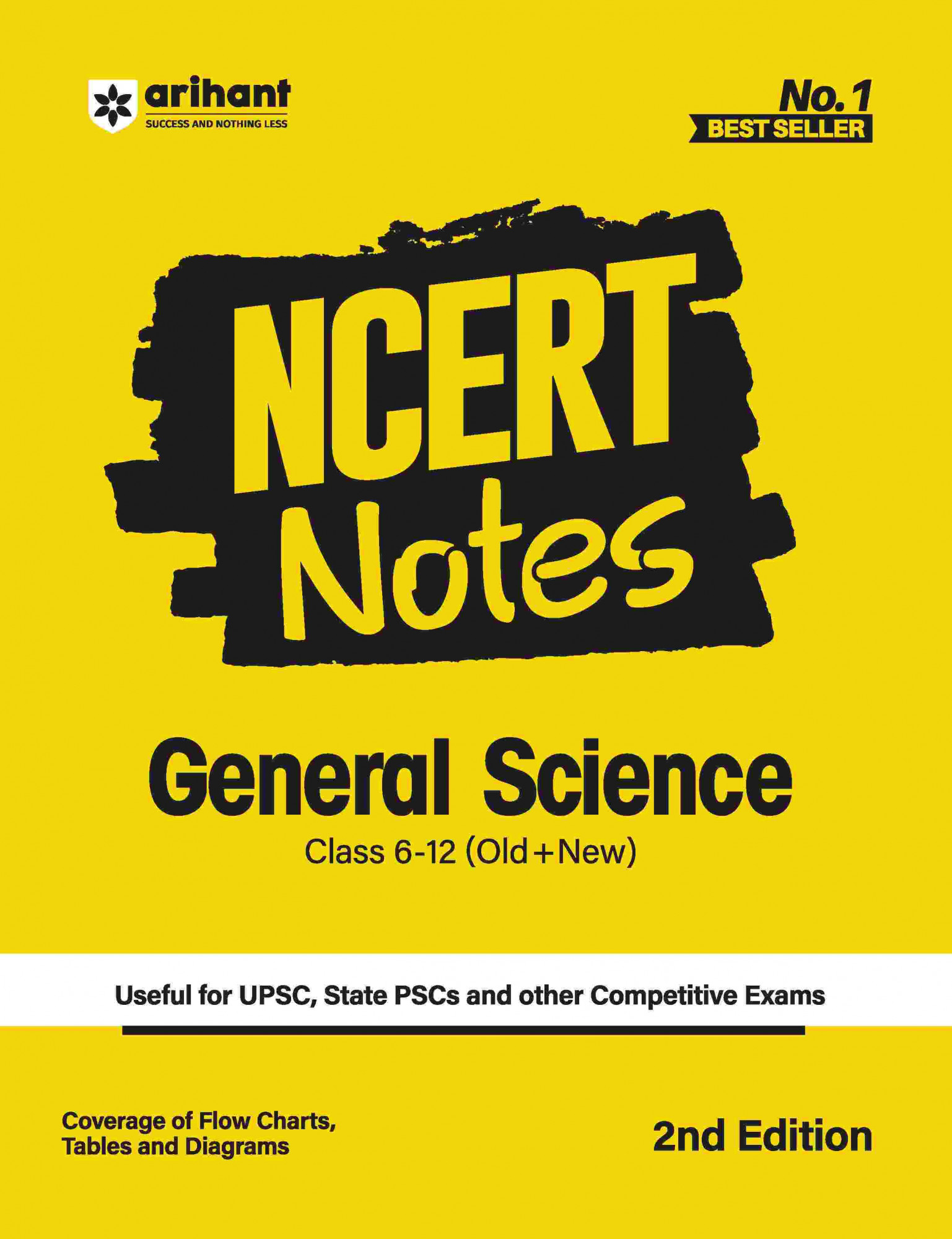 Arihant NCERT Notes General Science (Class 6-12) | 2nd Revised Edition | For UPSC and Other Competitive Exams | English Medium
