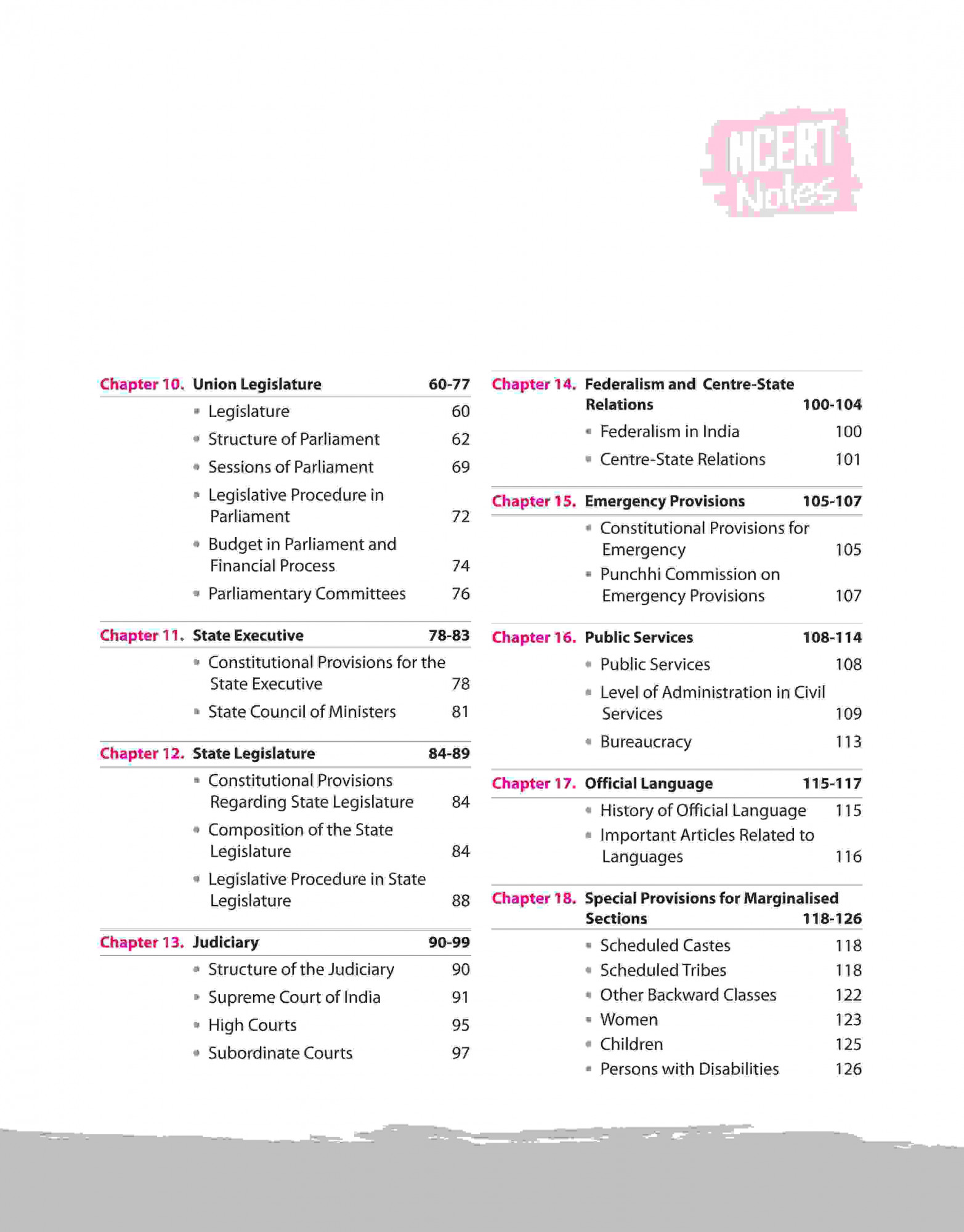 Arihant NCERT Notes Indian Polity and Governence (Class 6-12) | 2nd Revised Edition | For UPSC and Other Competitive Exams | English Medium