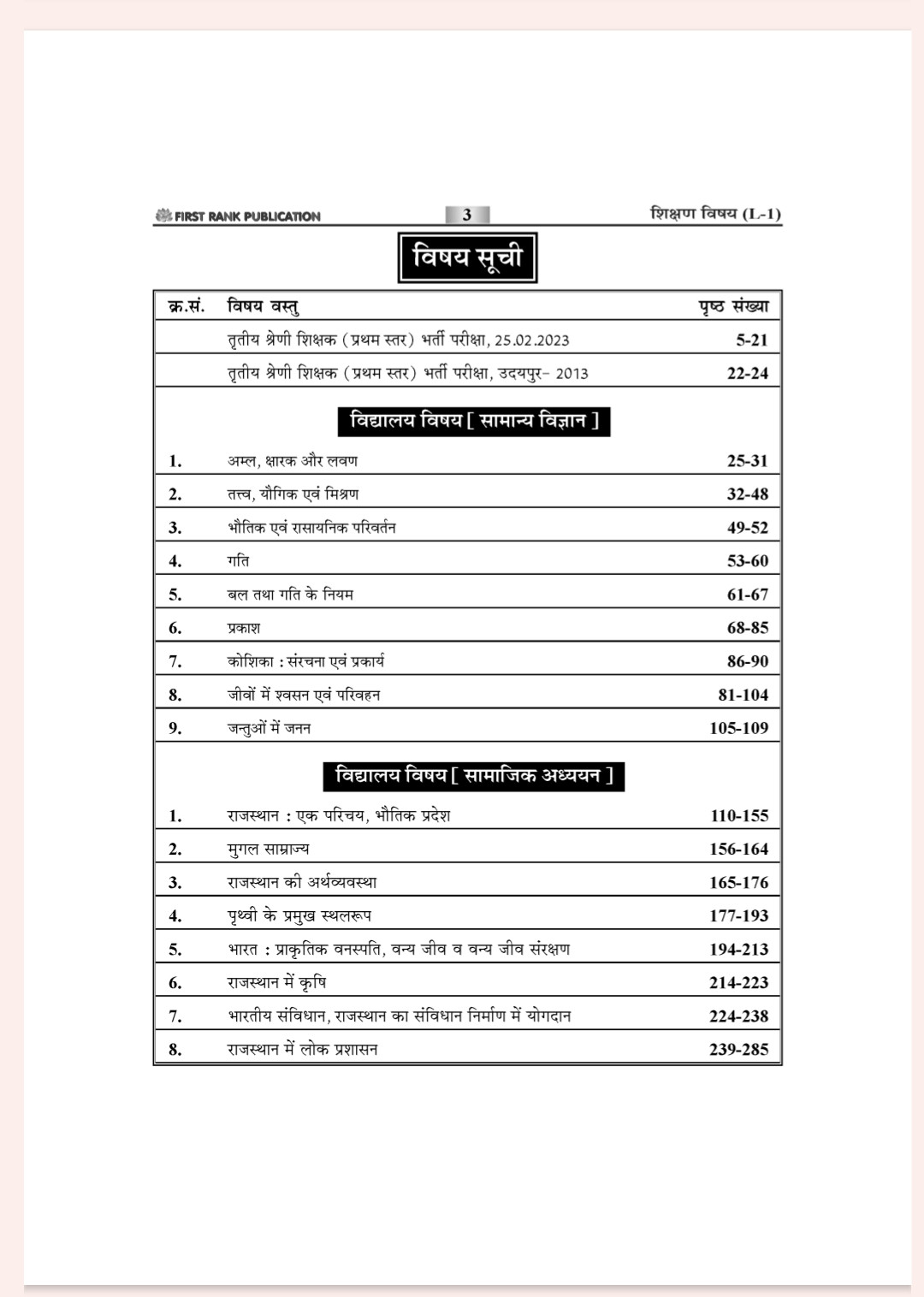 First Rank Publication 3rd Third Grade Teacher Sidhi Barti Vidyalaya Vishay By Garima Raiwar