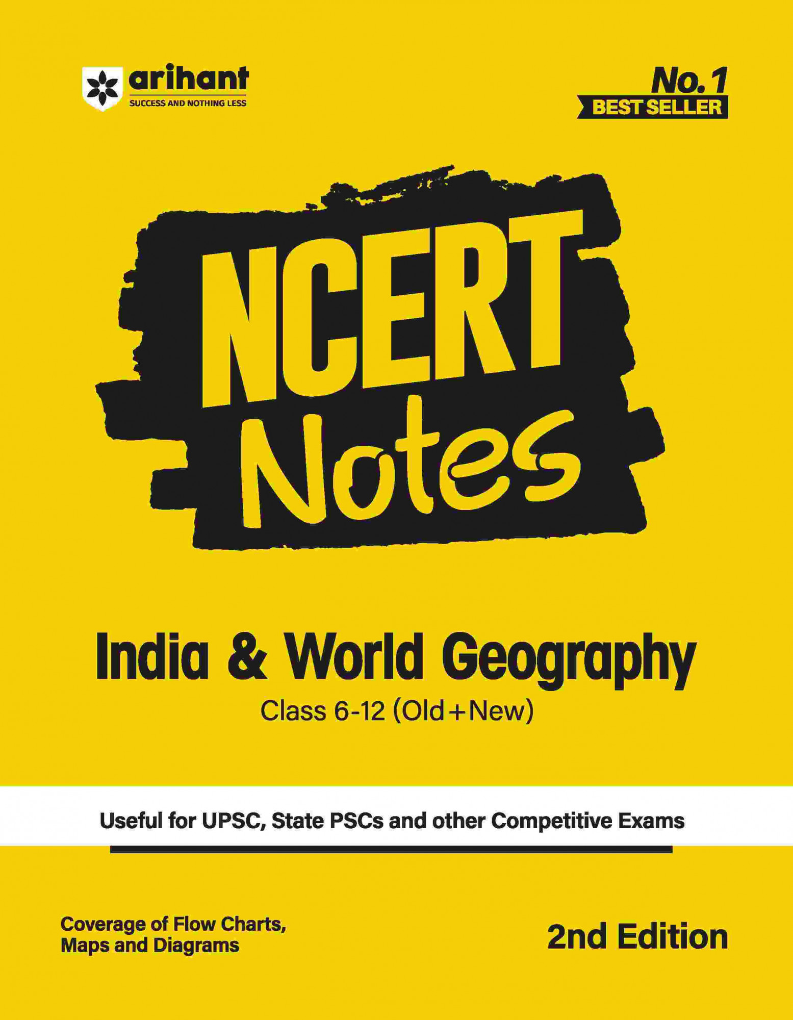 Arihant NCERT Notes India and World Geography (Class 6-12) | 2nd Revised Edition | For UPSC and Other Competitive Exams | English Medium