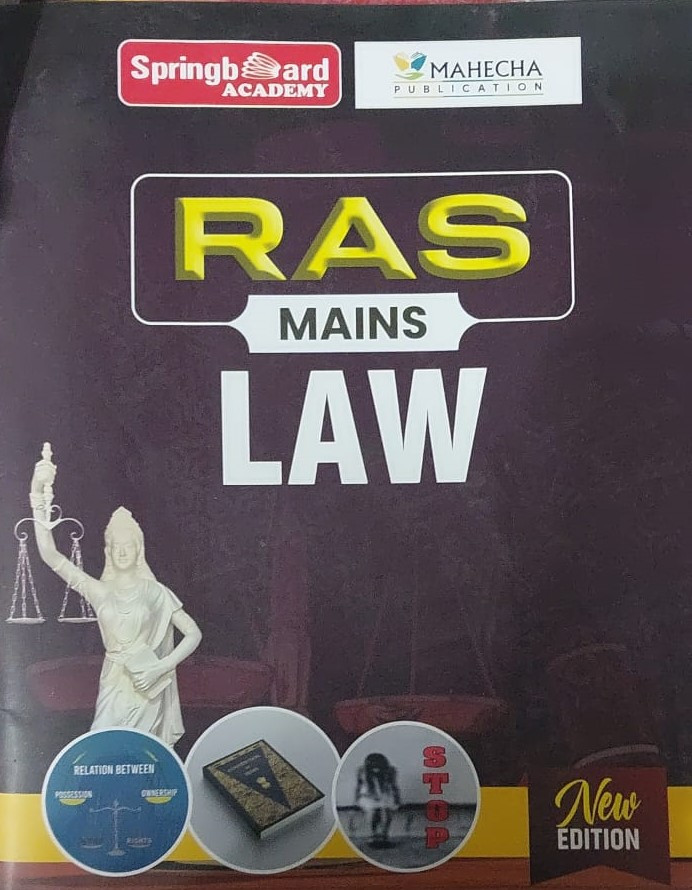 Springboard RAS Mains Law Handwritten Notes In English Medium