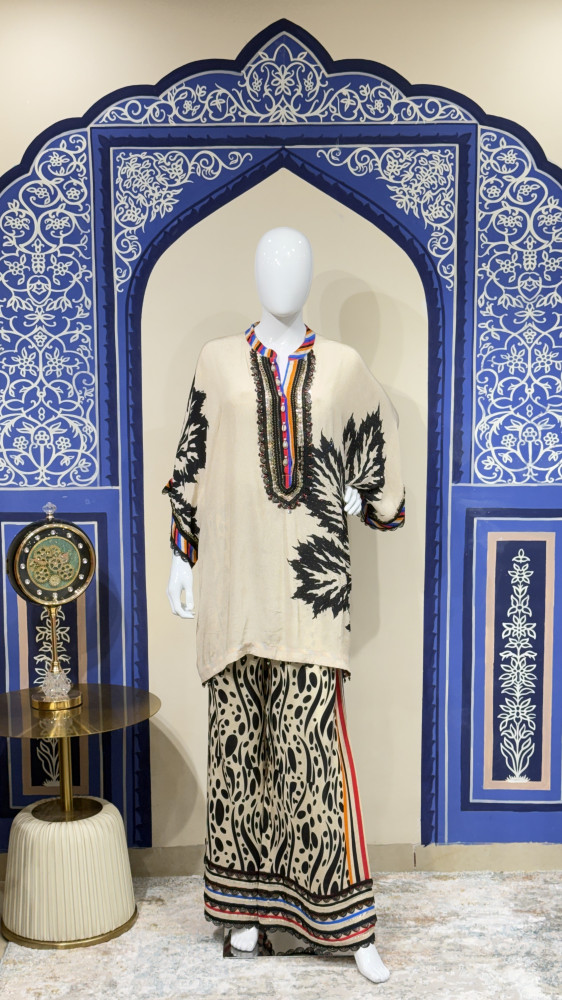 Image of Plazzo with Kurti