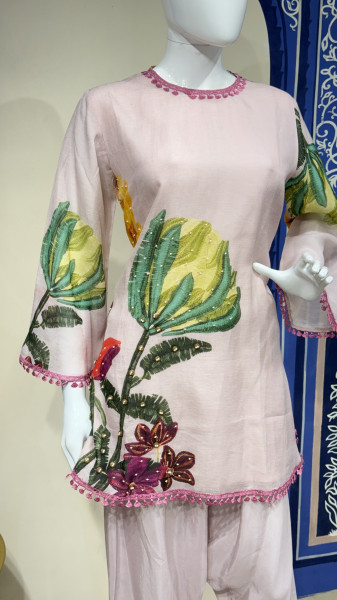 Plazzo with Kurti