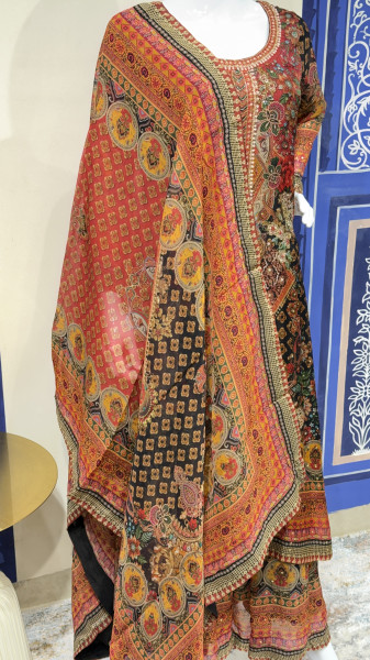Plazzo with Kurti