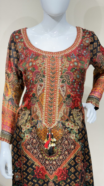 Plazzo with Kurti
