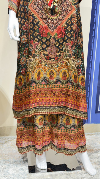 Plazzo with Kurti