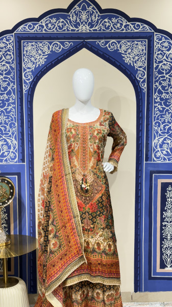 Plazzo with Kurti