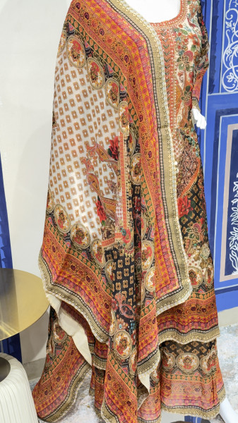 Plazzo with Kurti