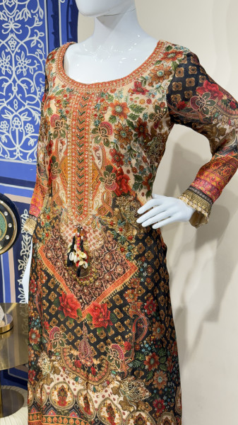 Plazzo with Kurti