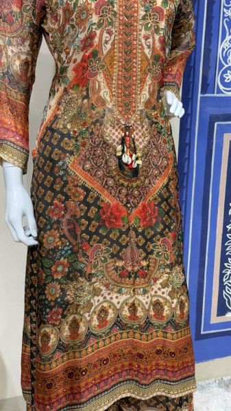 Plazzo with Kurti