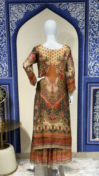 Plazzo with Kurti