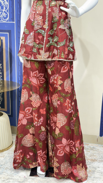 Plazzo with Kurti