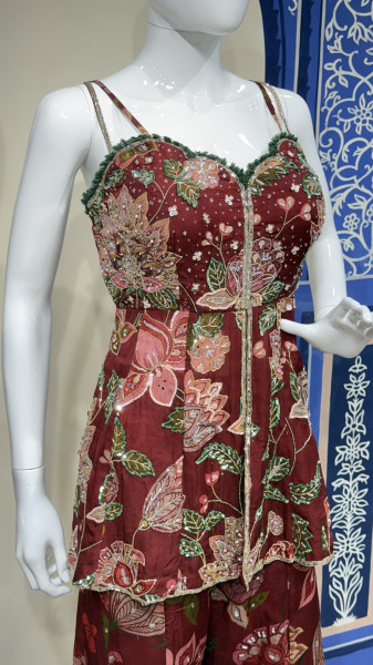 Plazzo with Kurti