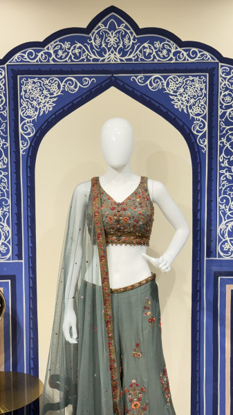 Plazzo with Kurti
