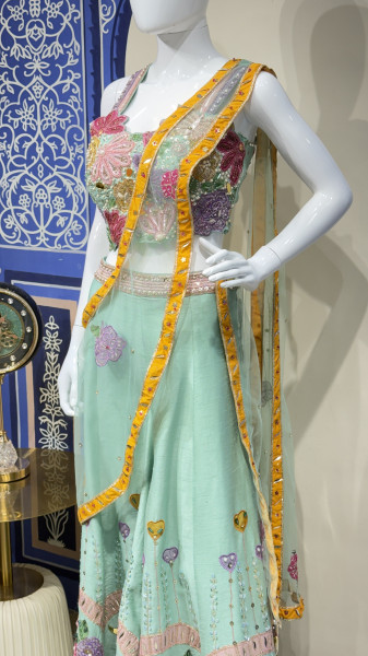 Plazzo with Kurti