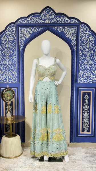 Plazzo with Kurti