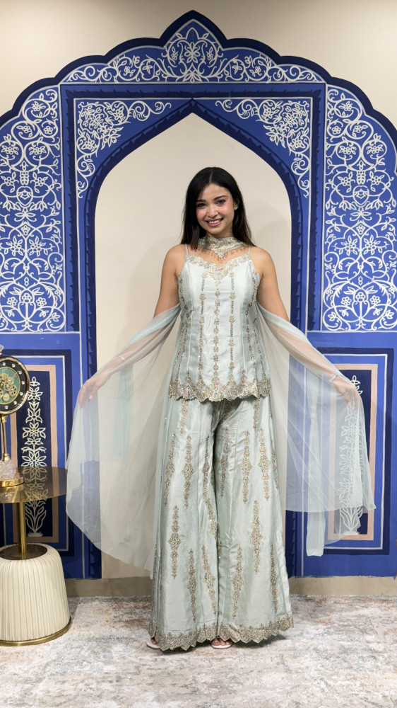 Image of plazzo kurti
