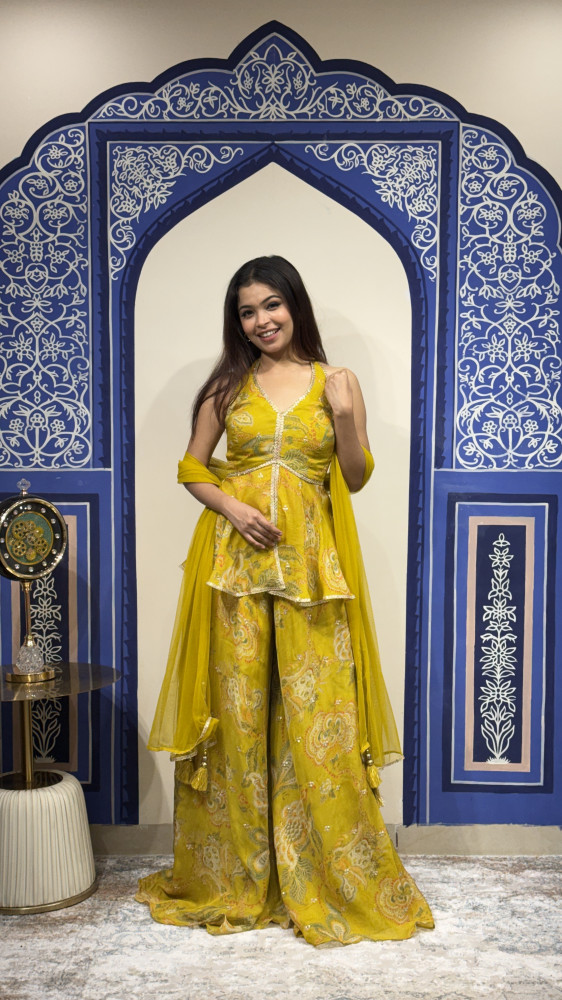 Image of plazzo kurti