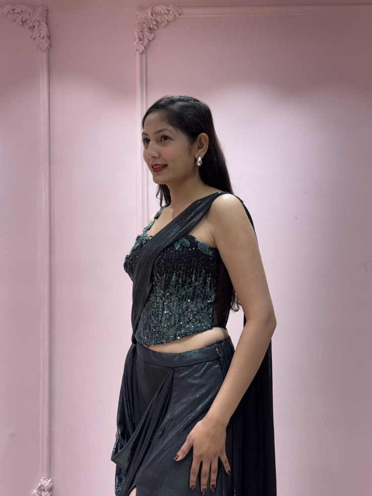 Image of Corset Saree