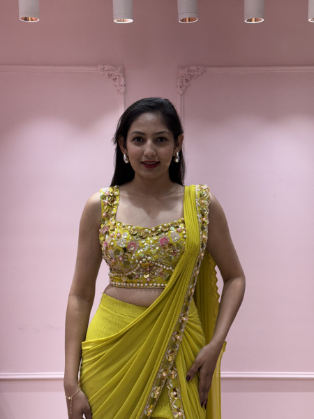 Drape Saree with Palazzo