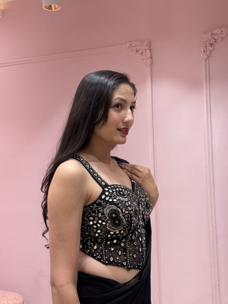 Corset Saree