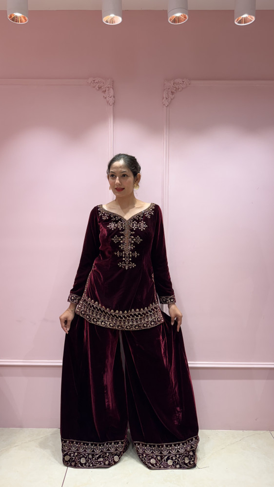 Image of plazzo kurti