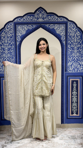 Plazzo with Kurti