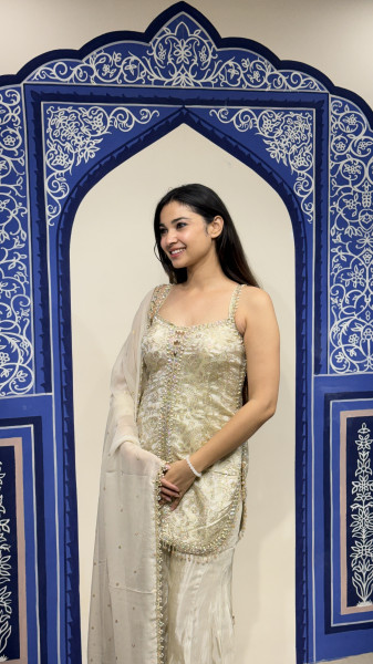 Plazzo with Kurti