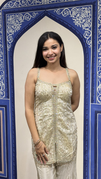 Plazzo with Kurti