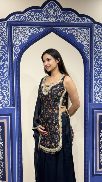 Plazzo with Kurti