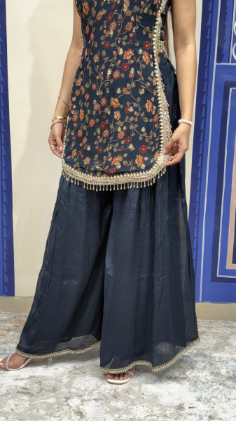 Plazzo with Kurti