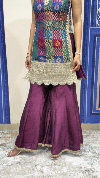 Plazzo with Kurti