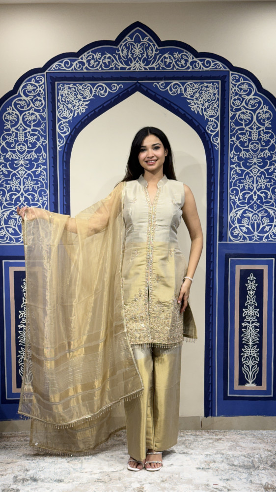Image of Plazzo with Kurti