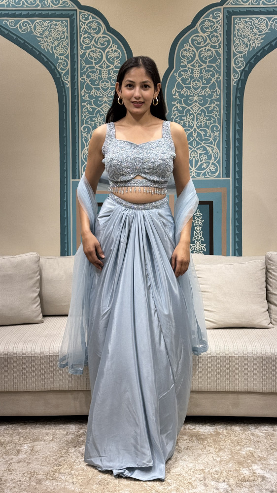 Image of Crop Top and Skirt