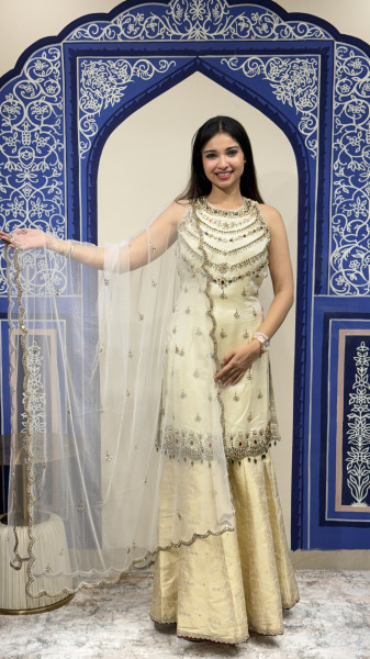 Plazzo with Kurti