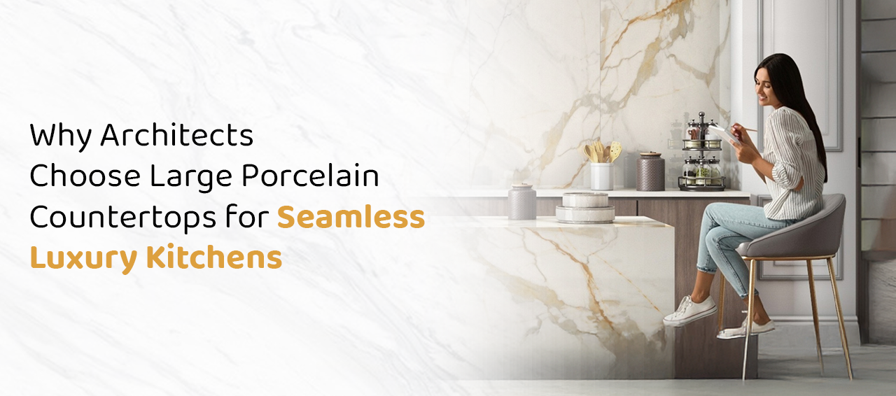 Why Architects Choose Large Porcelain Countertops for Seamless Luxury Kitchens