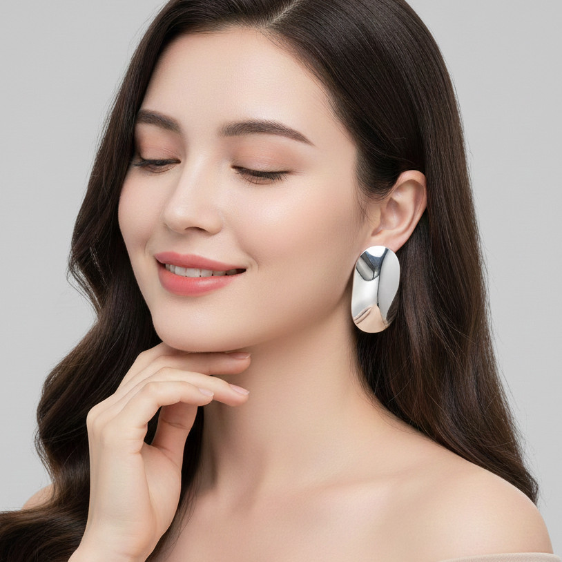 Handmade Fashion Plain Earrings