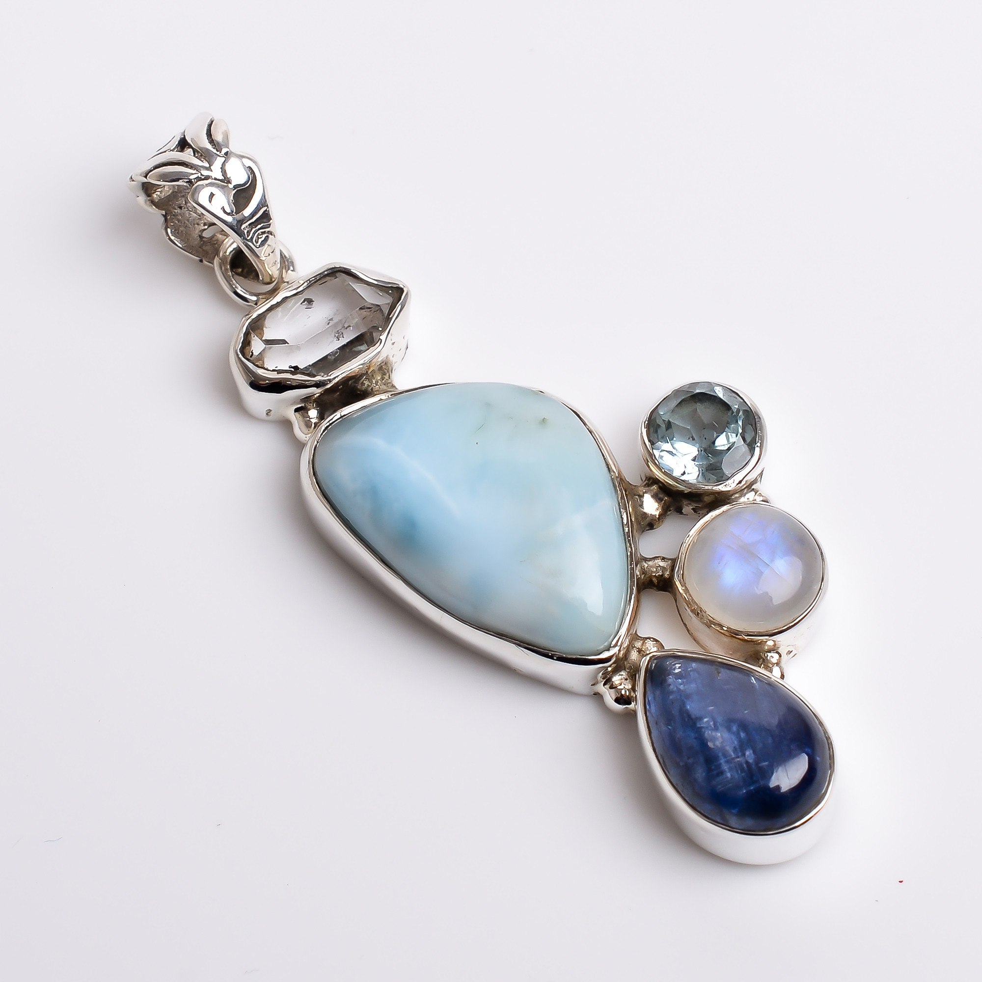 Natural Gemstone 925 Sterling Silver Pendant