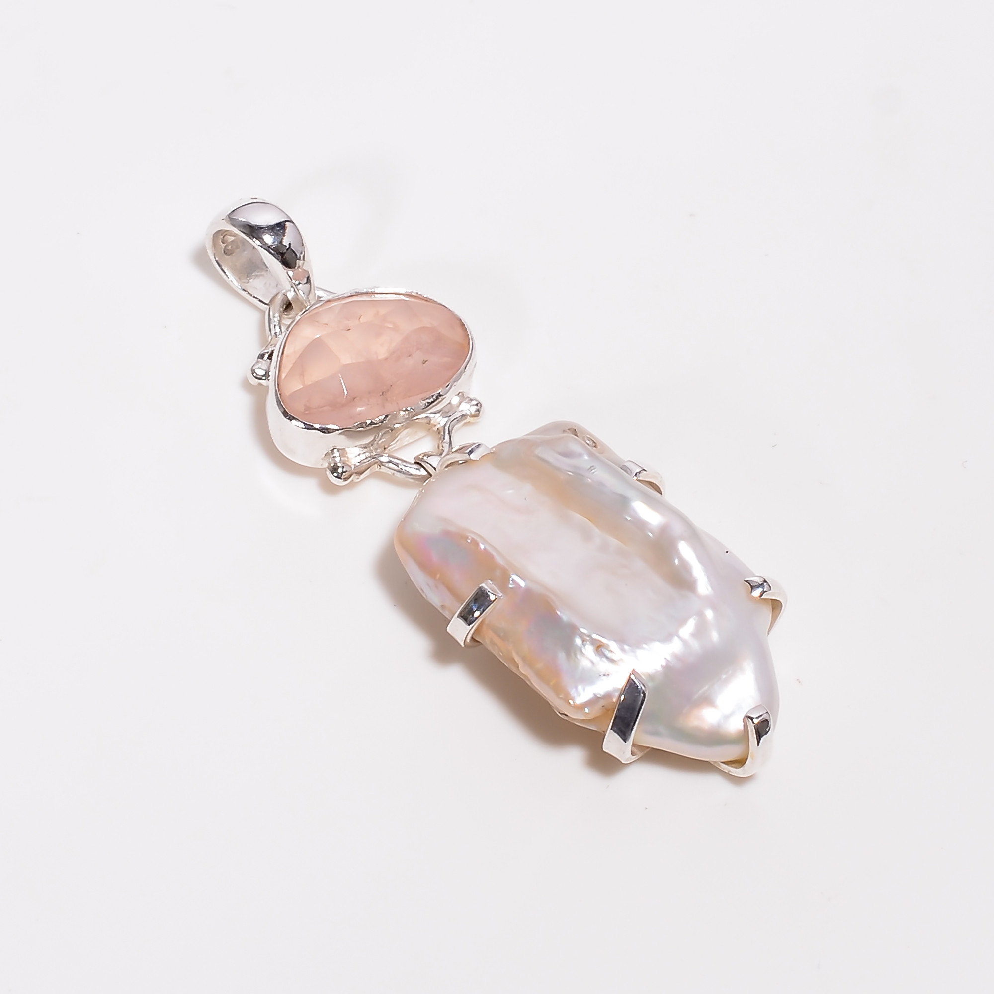 Baroque Pearl 925 Sterling Silver Pendant