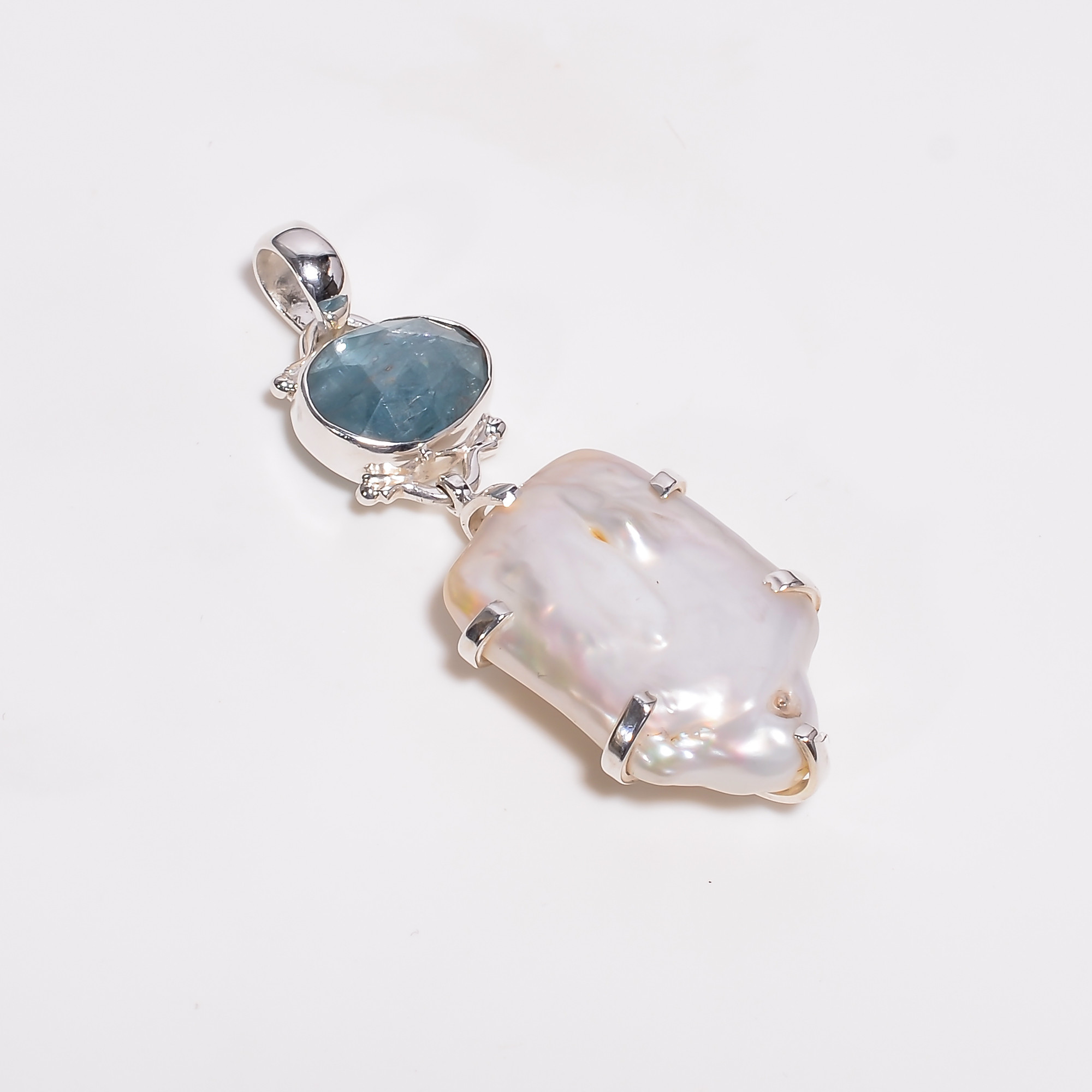 Baroque Pearl 925 Sterling Silver Pendant