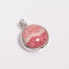 925 Sterling Silver Pendant Rhodochrosite Gemstone Pendant