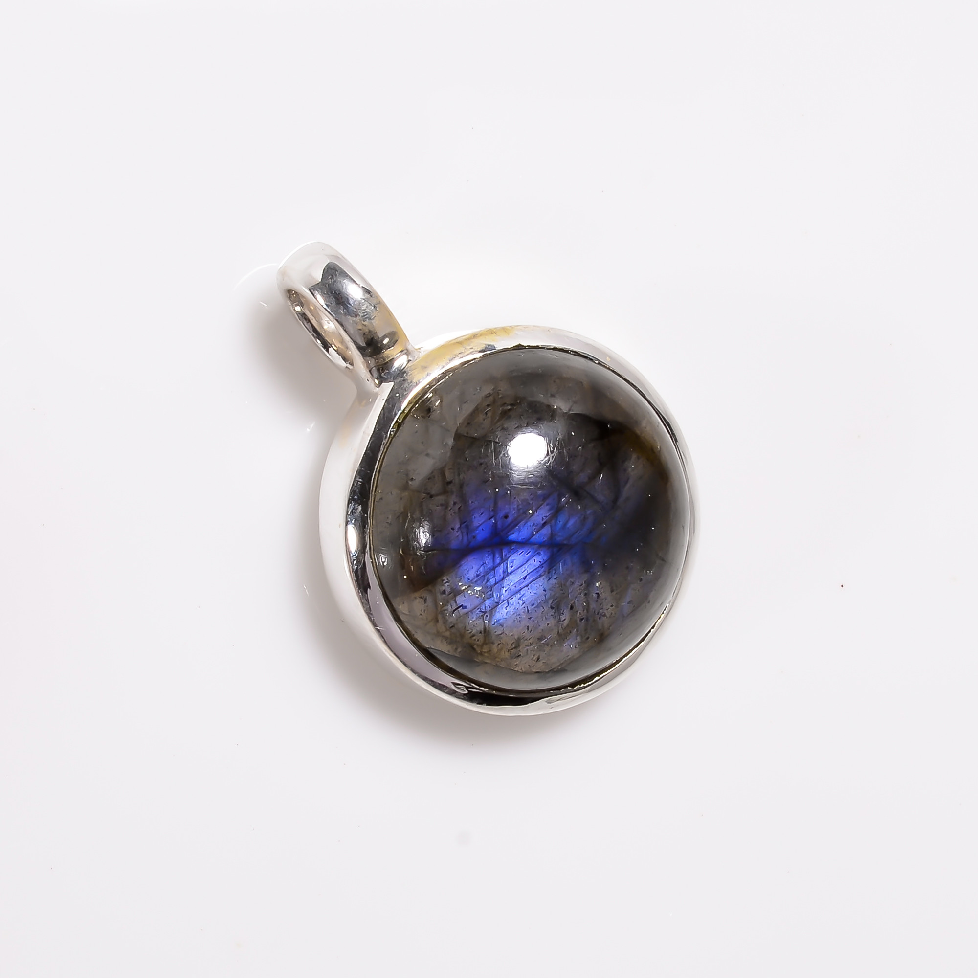 925 Sterling Silver Pendant Labradorite Gemstone Pendant