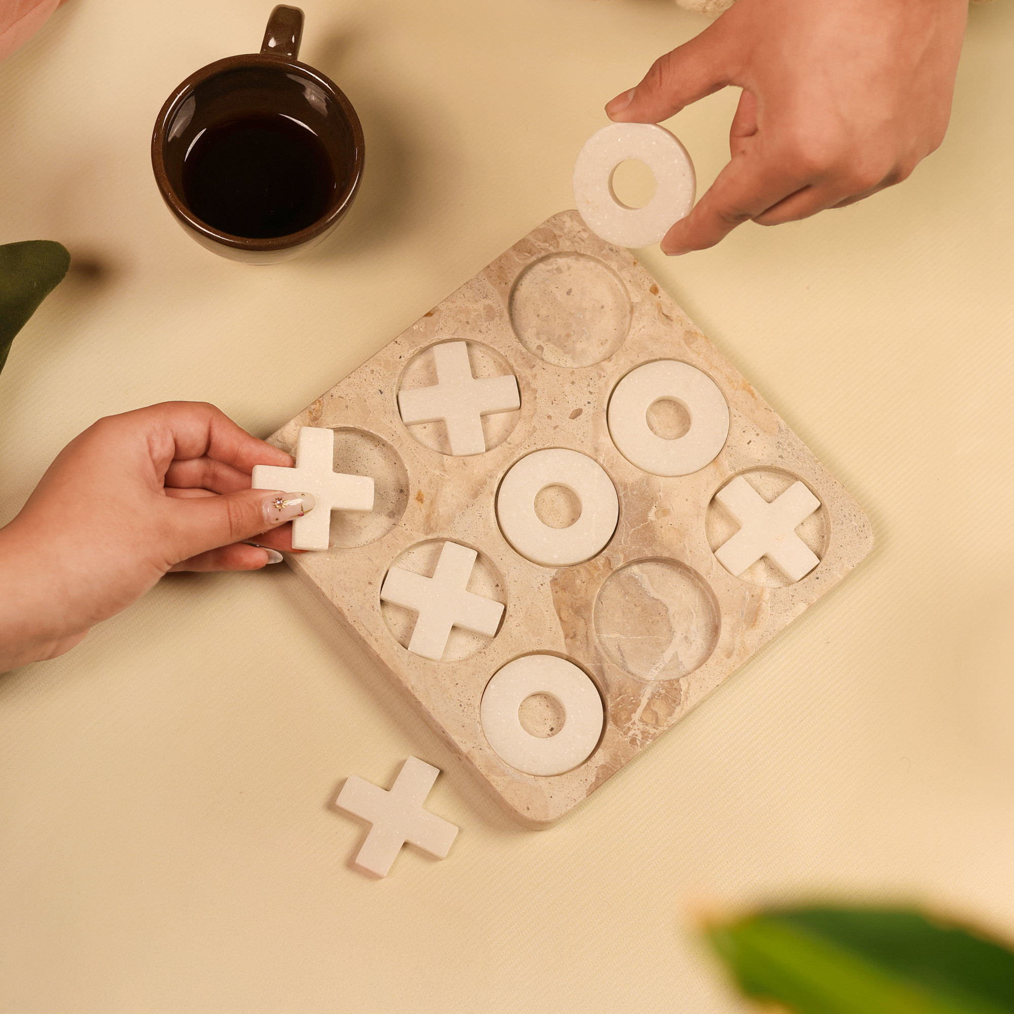 Marble Tic Tac Toe Game