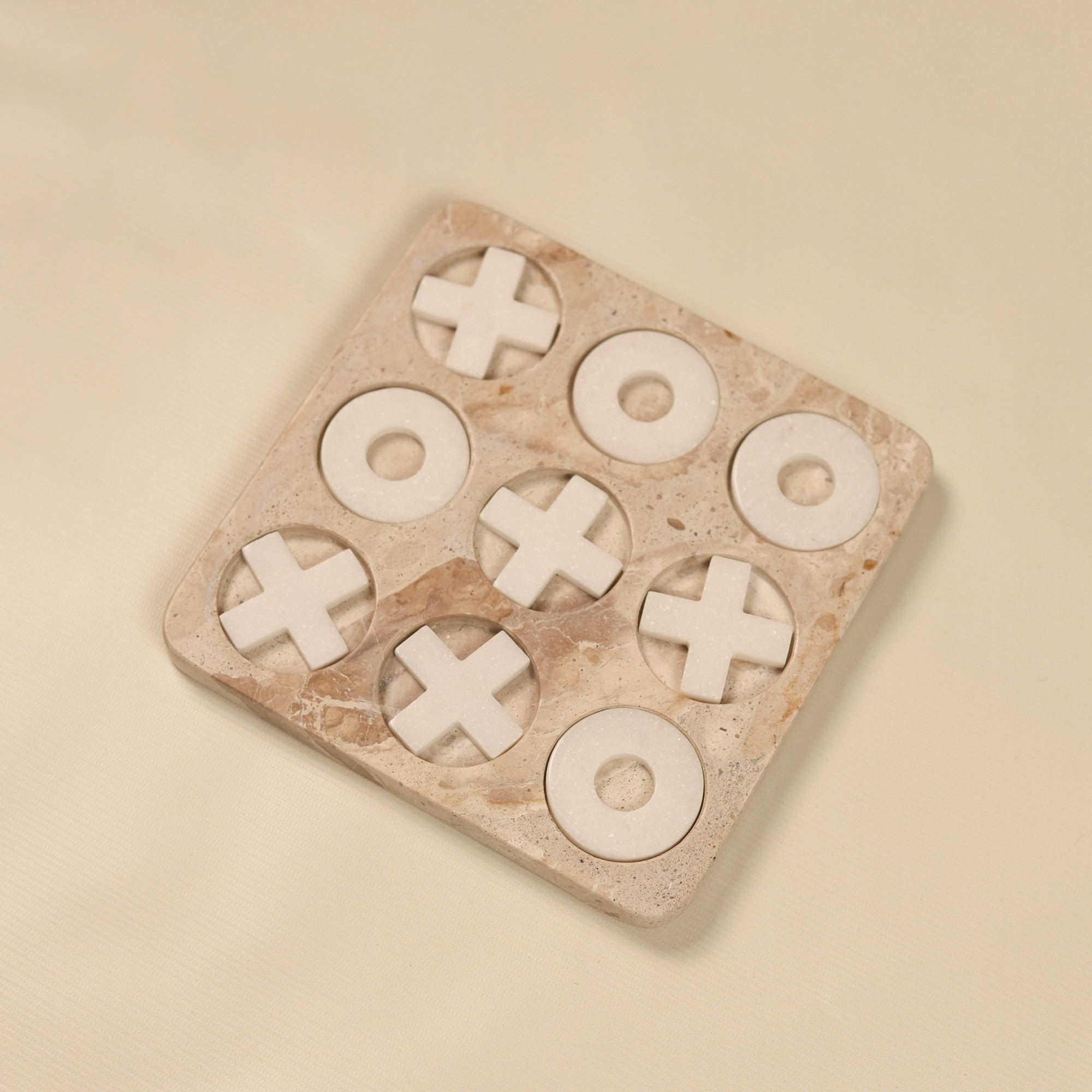 Marble Tic Tac Toe Game