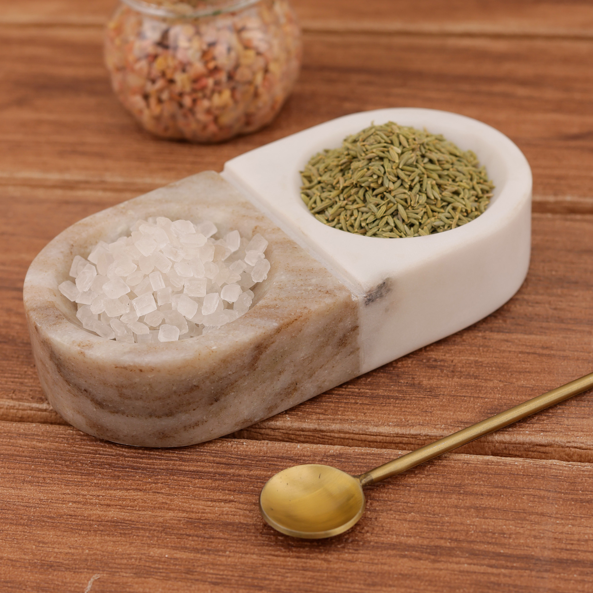 Marble Chip Dip Bowl